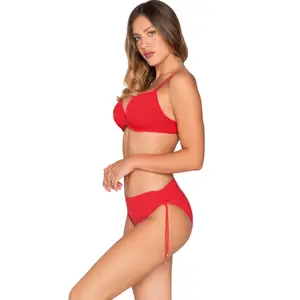 Underwired bikini top for women Luna Blue Sense image-4