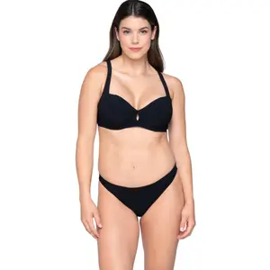Non-padded balcony bikini top for women Luna Blue Sense image-1