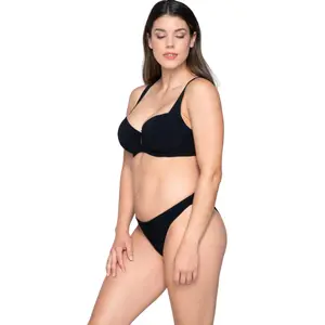 Non-padded balcony bikini top for women Luna Blue Sense image-4
