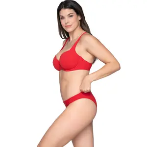 Non-padded balcony bikini top for women Luna Blue Sense image-5