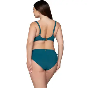 Non-padded balcony bikini top for women Luna Blue Sense image-3