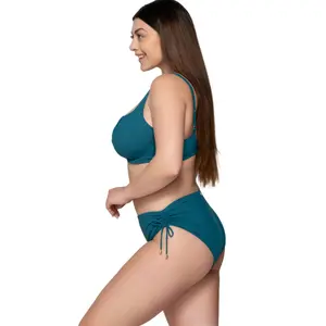 Non-padded balcony bikini top for women Luna Blue Sense image-5