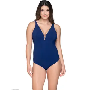 Women's shaped triangle one-piece swimsuit Luna Blue Sense