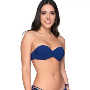 Padded strapless bikini top for women Luna Sense image-4
