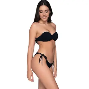 Padded strapless bikini top for women Luna Sense image-4