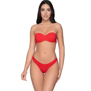 Padded strapless bikini top for women Luna Sense image-1