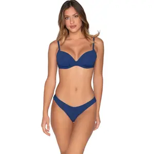 Underwired bikini top for women Luna Blue Sense image-1