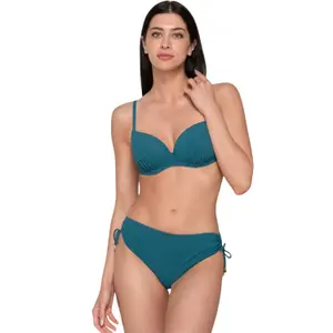 Underwired bikini top for women Luna Blue Sense image-1