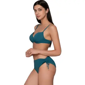 Underwired bikini top for women Luna Blue Sense image-5