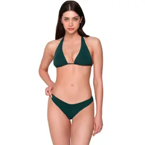 Tanga de bikini brasileño para mujer Luna Blue Sense image-3