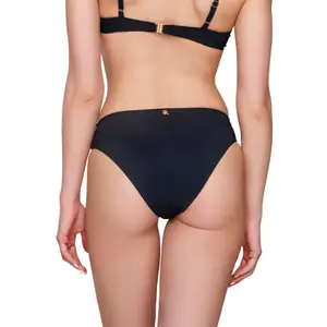 Pleated women's bikini bottom Luna Blue Sense image-2