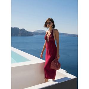 Letní dlouhá šaty pro ženy Luna Scarlet image-3