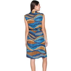 Sleeveless shirt dress for women Luna Liberty image-1