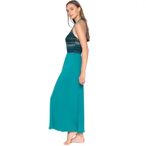 Sukienka maxi z dekoltem na plecach damska Luna Topaz image-2