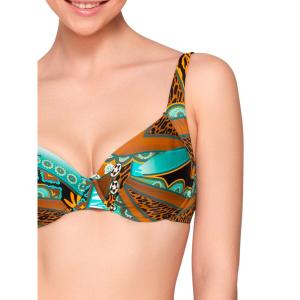 Non-padded balcony bikini top for women Luna Jade image-6