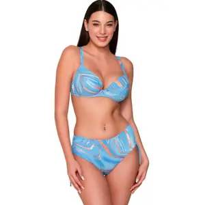 Vrouwelijke bikini broekjes met ruches aan de zijkanten Luna Lana image-2