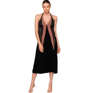 Sukienka maxi z dekoltem w kształcie V dla kobiet Luna Manhattan