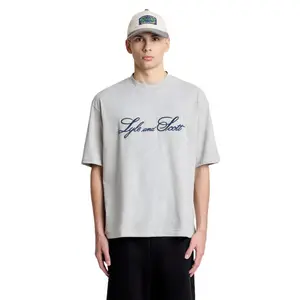 Embroidered baseball cap Lyle & Scott Wavey Garms image-0