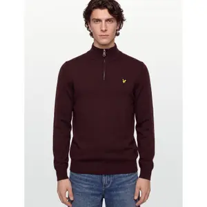 Merino cotton jumper with 1/4 zip Lyle & Scott image-2