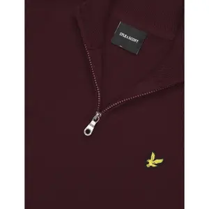 Merino cotton jumper with 1/4 zip Lyle & Scott image-5
