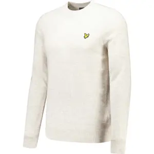 Rundhalsad stickad tröja i ull Lyle & Scott image-1