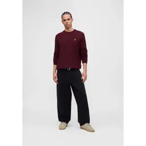 Sweter z okrągłym dekoltem wełniany Lyle & Scott image-1