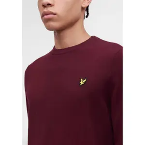 Sweter z okrągłym dekoltem wełniany Lyle & Scott image-5