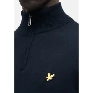 Bestickter Pulli mit 1/4 Reißverschluss Lyle & Scott image-5