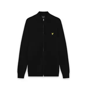 Casual full zip merino wool jumper Lyle & Scott image-0