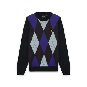 Sweater Lyle & Scott Argyle image-0