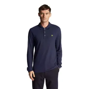 Polo met lange mouwen Lyle & Scott LP400VOG image-1
