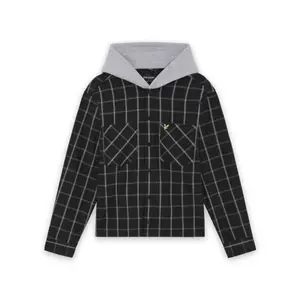 Checked hooded overshirt Lyle & Scott Broad Windowpane image-0