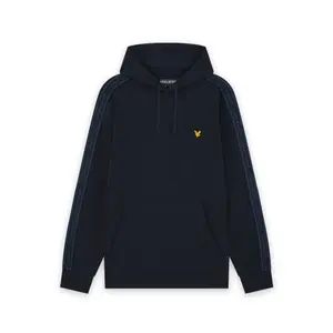 Hooded sweatshirt Lyle & Scott Jacquard Tape image-0