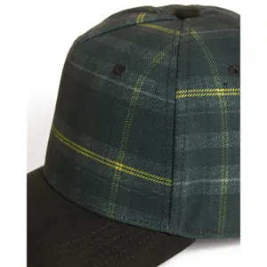 Baseball cap Lyle & Scott Contrast Peak Tartan image-2