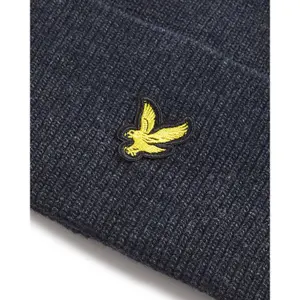 Gorro de lana de cordero con canalé Lyle & Scott Blend image-2