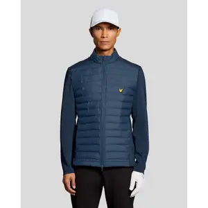 Giacca con zip integrale Lyle & Scott Hybrid Quilted image-1