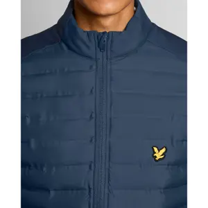 Giacca con zip integrale Lyle & Scott Hybrid Quilted image-4