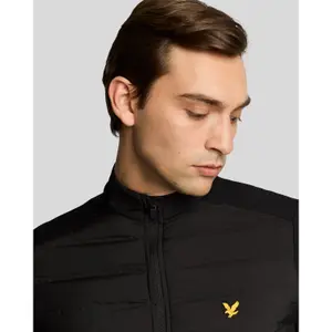 Giacca con zip integrale Lyle & Scott Hybrid Quilted image-4