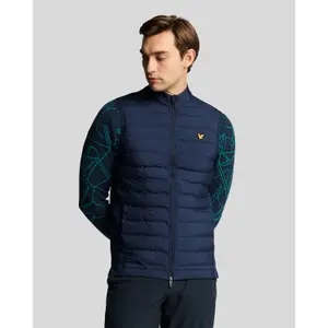Hybrid sleeveless down jacket Lyle & Scott image-1