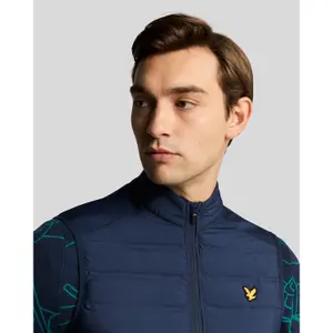 Hybrid sleeveless down jacket Lyle & Scott image-4