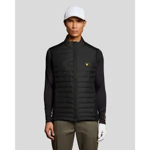 Γιλέτο με φερμουάρ πλήρους μήκους Lyle & Scott Hybrid Quilted image-1
