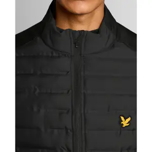 Γιλέτο με φερμουάρ πλήρους μήκους Lyle & Scott Hybrid Quilted image-4