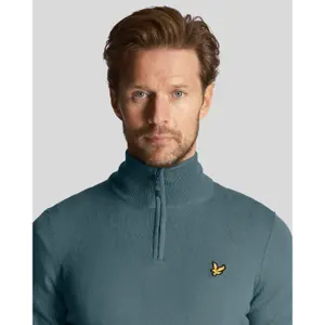 Merino jumper 1/4 zip Lyle & Scott Core image-4