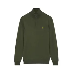 kn1041g-x65-pull-1-4-zip-lyle-scott-core-merino-mix-cactus-green