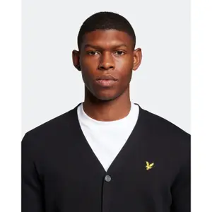 Cardigã de pescoço em V com crista Lyle & Scott image-4