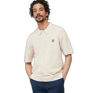 Polo de malla con textura Lyle & Scott image-0