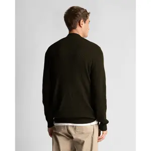 Camisola de gola redonda em malha xadrez Lyle & Scott image-3