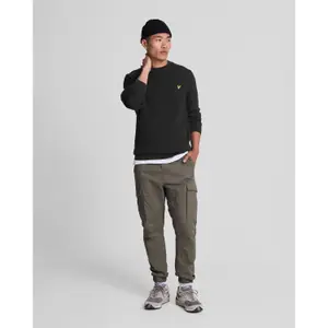 Camisola de gola redonda em malha xadrez Lyle & Scott image-2