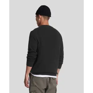 Camisola de gola redonda em malha xadrez Lyle & Scott image-3