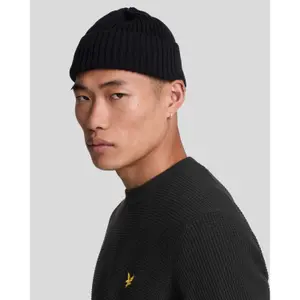 Camisola de gola redonda em malha xadrez Lyle & Scott image-4